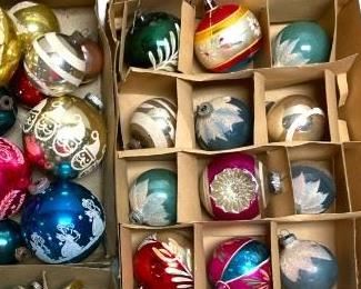 Vintage Glass Ornaments Christmas