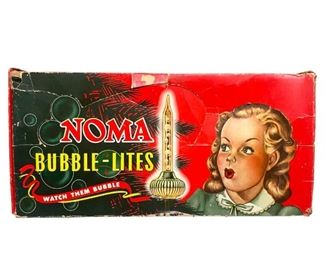 Vintage Noma Christmas Bubble Lights Lites