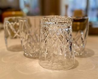 Set of six Waterford Marquis old fashioned glasses.