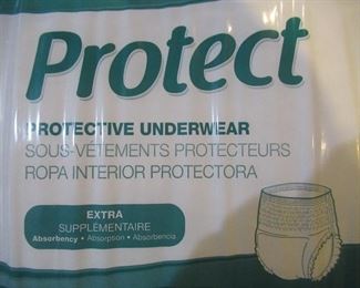 PROTECT PROTECTIVE UNDERWEAR SIZE MEDIUM FOUR HUGE BOXES