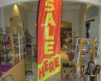 SALE HERE SIGN