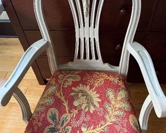 $245.  Set of two carvers and four side chairs