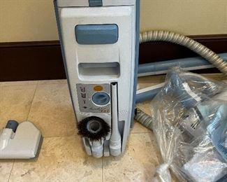 One of two Electrolux vacuums for sale in person on Friday and Saturday.  