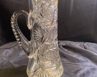 ABP Antique Brilliant Cut Crystal 11in Vase