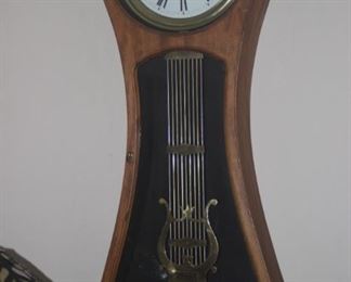 Very large banjo clock.