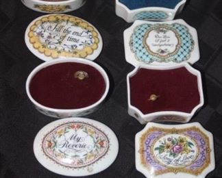 Limoges music boxes.