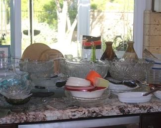 Kitchen completely full.