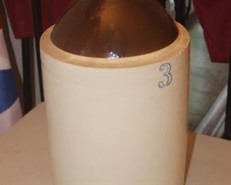 Western stoneware whiskey jug.