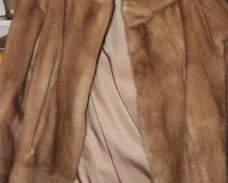 Short Mink jacket.