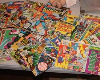 Marvel and other comics.