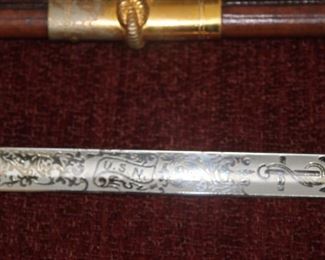 U.S.N Ceremonial sword.