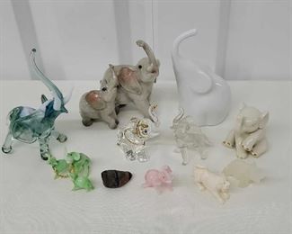 Glass Elephants 1 Dog