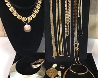Gold Tone Costume Collection