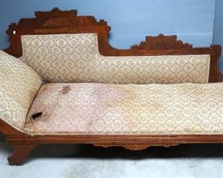 Antique East Lake Parlor Couch, 32" x 72" x 24"