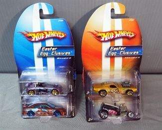 Hot Wheels Die Cast Easter Egg Exclusive And Freight Cars Editions, Qty 14
