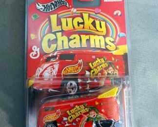 Hot Wheels Die Cast Track Aces Edition And McDonalds Hot Wheels Acceleracers, Lucky Charms Volkswagen Bus, Qty 24