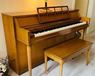 1______$225 
Mid century Piano maple 