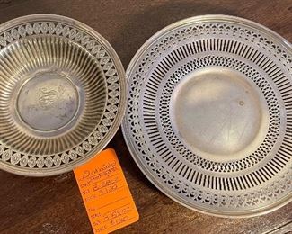 22_____$120 
2 reticulated small serving bowls 