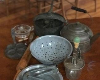 Antique country kitchen collectibles 