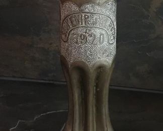 WWI trench art, artillery shell