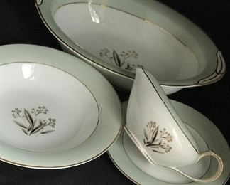 Partial set and serving pieces of Noritake Carlisle 1950’s