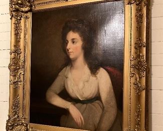 Circa mid 1800’s unsigned Portrait of a Lady, original frame, excellent  condition  