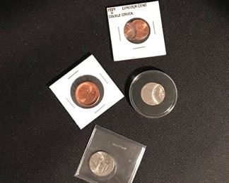 US Mint mis-strike, mint error coins