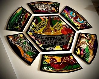 Vintage Boy Scout patch collection from the Istrouma chapter in Baton Rouge, including this highly collectible 7 part design from 2001. 