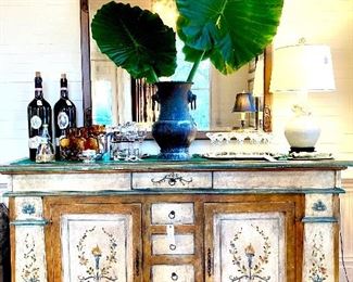 This sideboard makes an excellent bar!