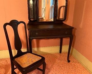 Peck & Hills vanity with chair 
