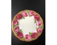 Royal Albert Crown Old English Rose - 8 Dessert Plates