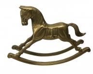 Brass Table top Rocking Horse
