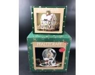 Pfaltzgraff Winterberry House and Nordic Christmas Snow Globe