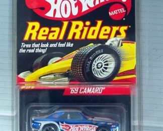 Hot Wheels Diecast Real Riders Limited Edition 67 Camaro, Chevy Nomad, Rich Guasco Purehell And More, Total Qty 5