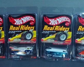 Hot Wheels Diecast Real Riders Customized VW Drag Truck, VW Drag Bus, Pit Cruiser And Custom VW