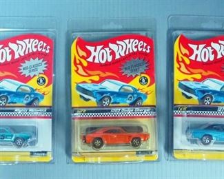 Hot Wheels Diecast Neo Classics Series 69' Dodge Charger, Mighty Maverick And 70' Chevelle SS
