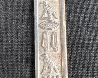 Egyptian Cartouche Sterling Pendant