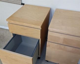 Pair of Filing Cabinets 
Sold as a set or individually