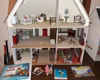 Furnished doll house 