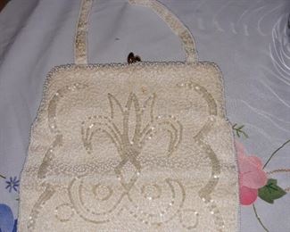 Vintage beaded handbag