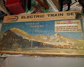 Vintage Lionel train set