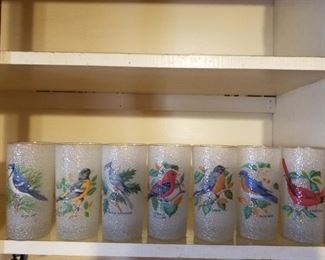 Vintage bird glasses