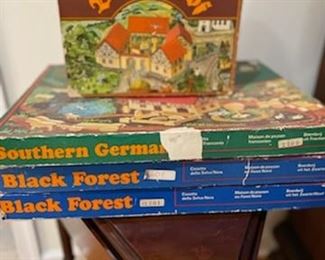 Vintage German Wooden Toy Sets