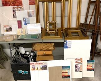 Artist Supplies- New Canvases & Frames, Easels, Pallets & more