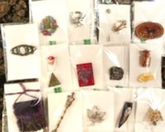 Costume Jewelry- Pins & Pendants