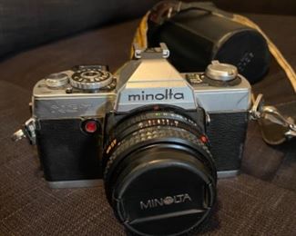  Vintage Minolta XG7 and Zoom Lens