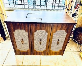 Montgomery Ward vintage sewing cabinet