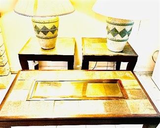 Coffee and end table set (matching)