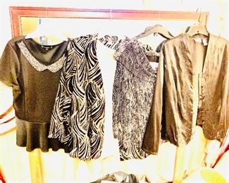 Extremely elegant selection of size 14-18 clothing!! With lots of shoes, purses and hats to match! 