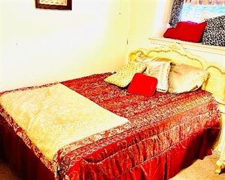 Matching Queensize bed frame and mattress 